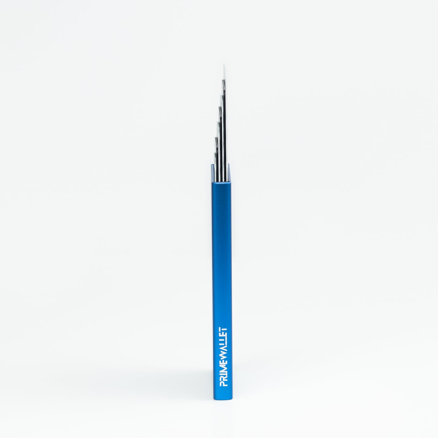 Kartenetui Blau - Minimalistischer Cardholder mit RFID-Schutz und Platz für 7 Karten