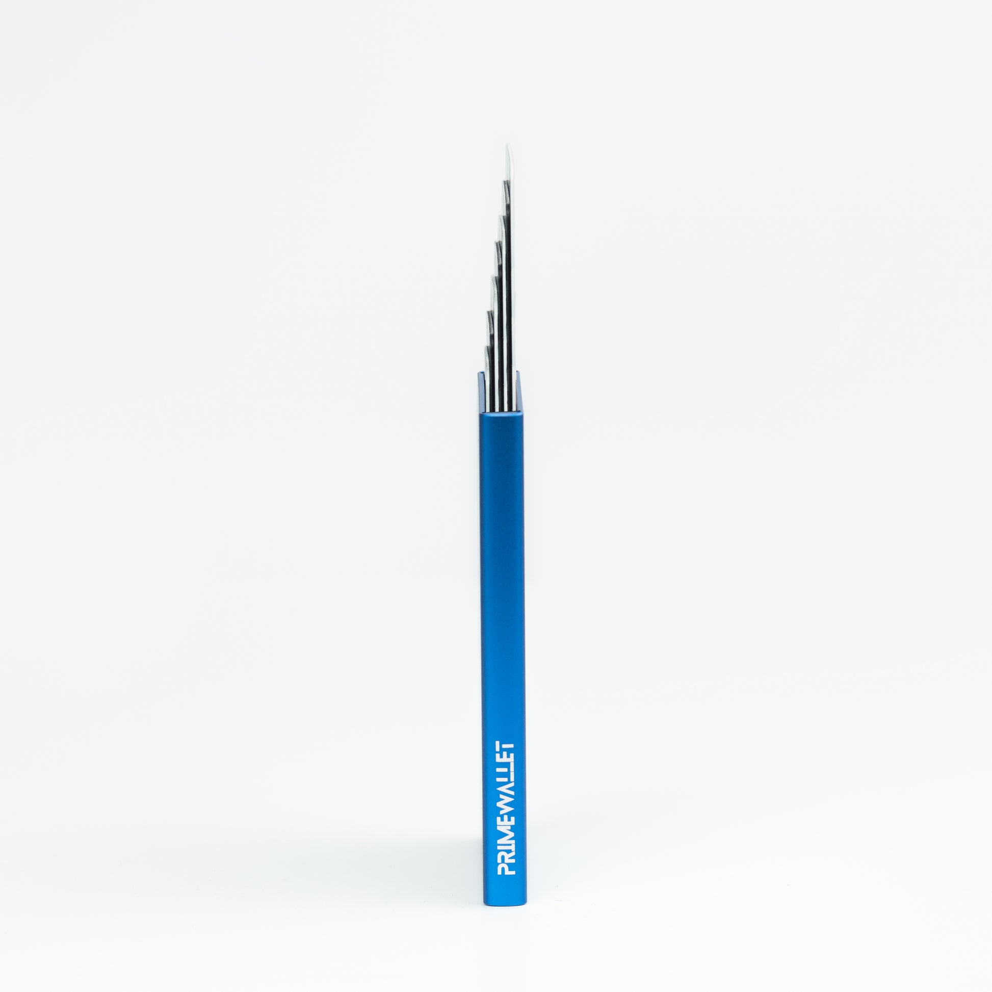 Kartenetui Blau - Minimalistischer Cardholder mit RFID-Schutz und Platz für 7 Karten