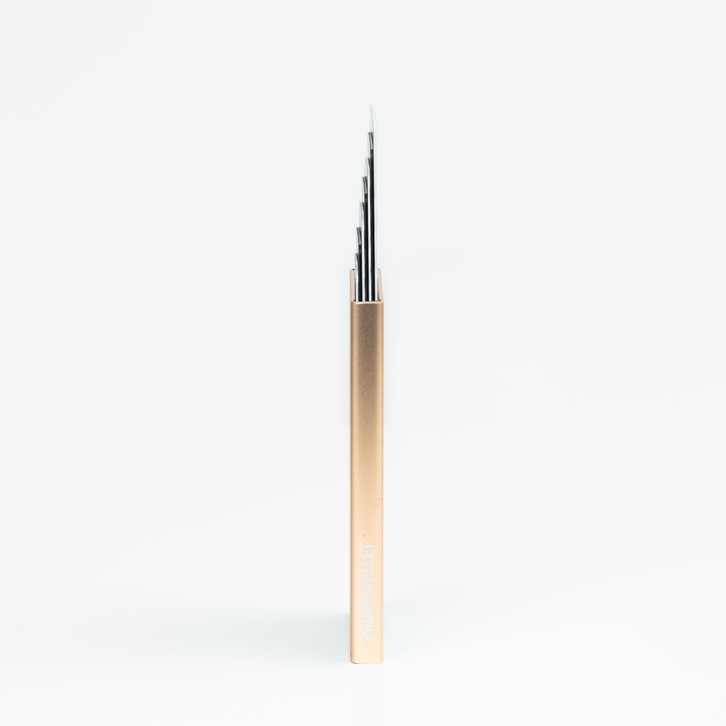 Kartenetui Gold - Dünner Kartenhalter mit Platz für 7 Karten und RFID-Schutz