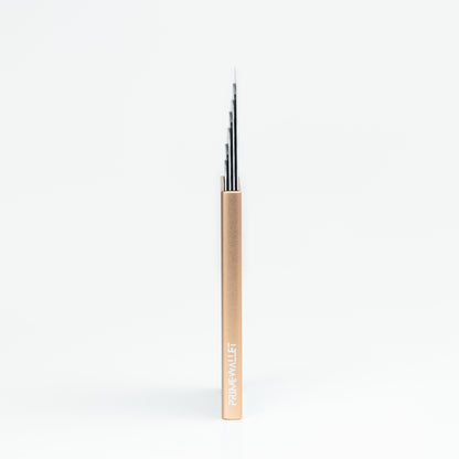 Kartenetui in Gold mit RFID-Schutz von der Seite