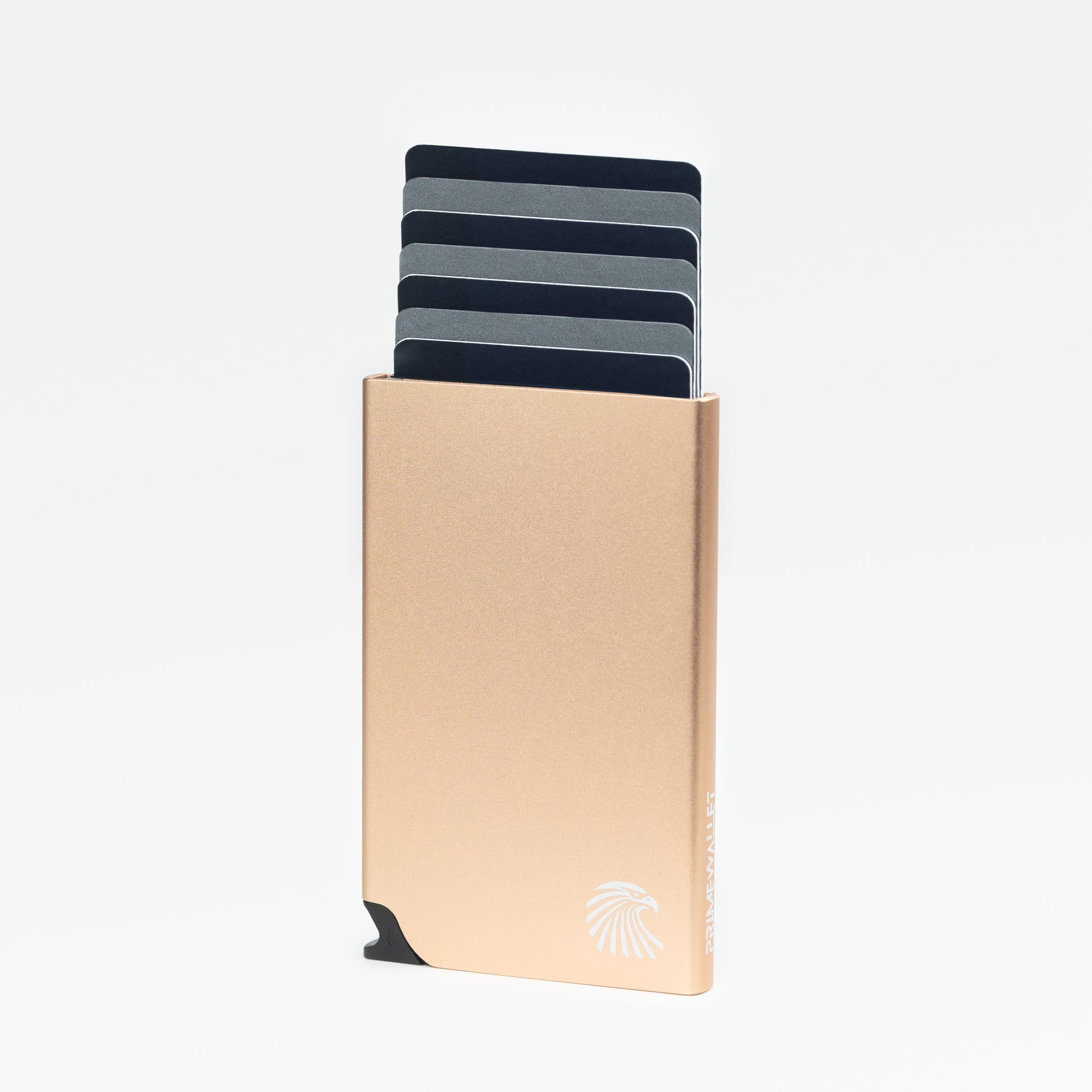 Kartenetui Push Gold - Cardholder Platz für 7 Karten