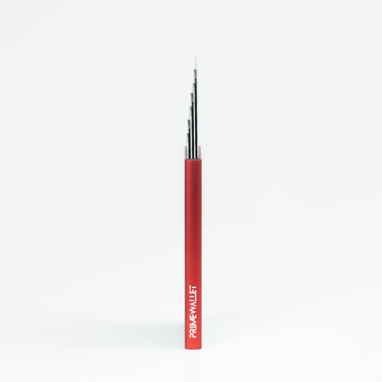 Kartenetui Push rot - Kompakter Cardholder