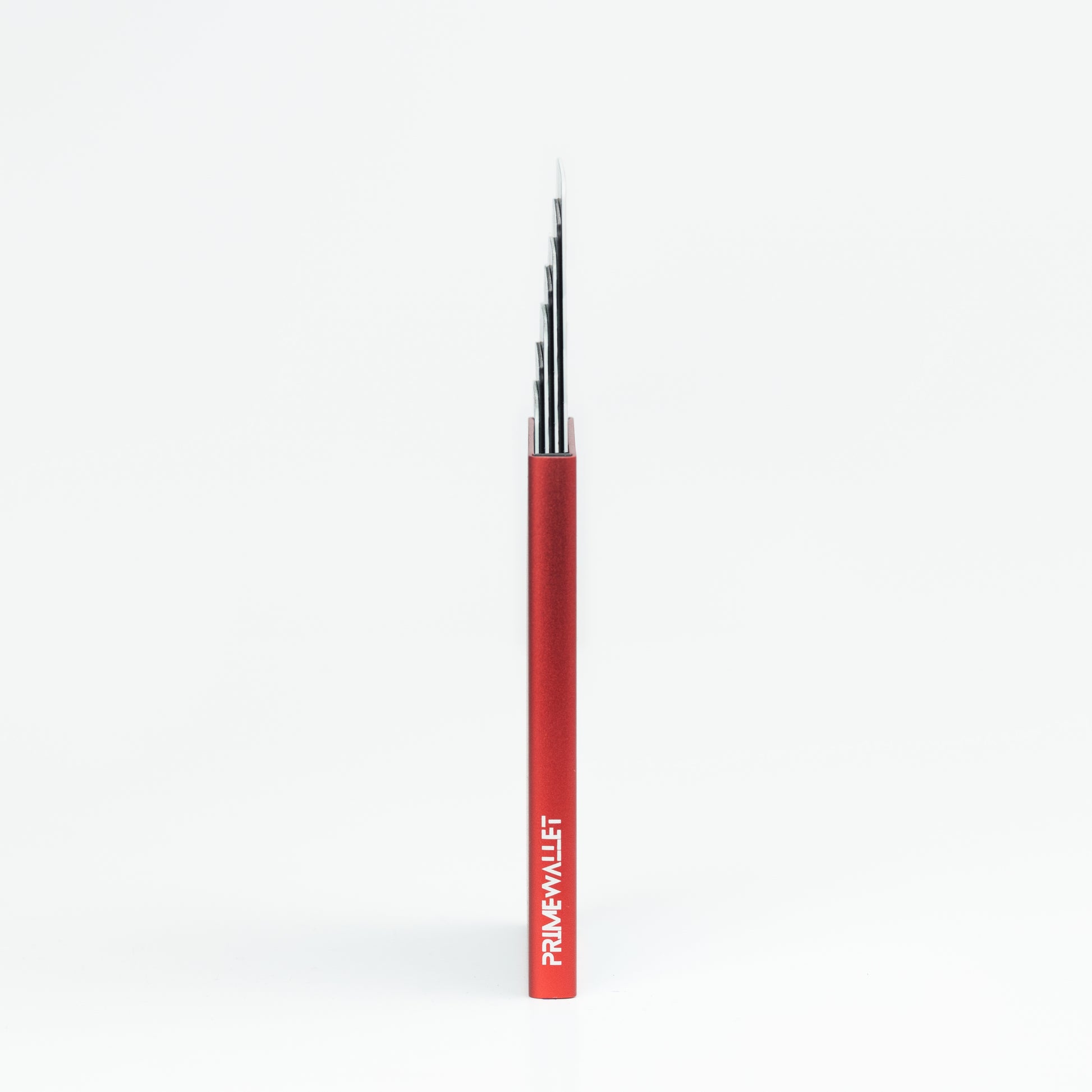 Kartenetui Push Rot - Cardholder mit Platz für 7 Karten und RFID-Schutz