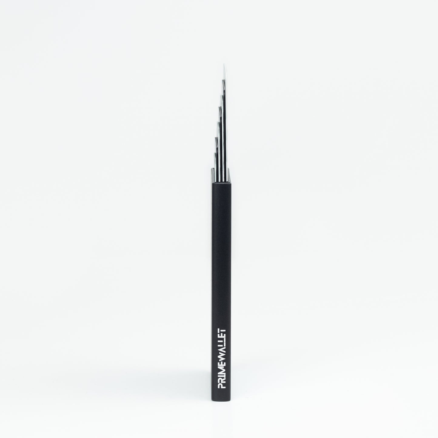 Kartenetui Push Schwarz - Stilvoller Kartenhalter perfekt für Minimalisten 