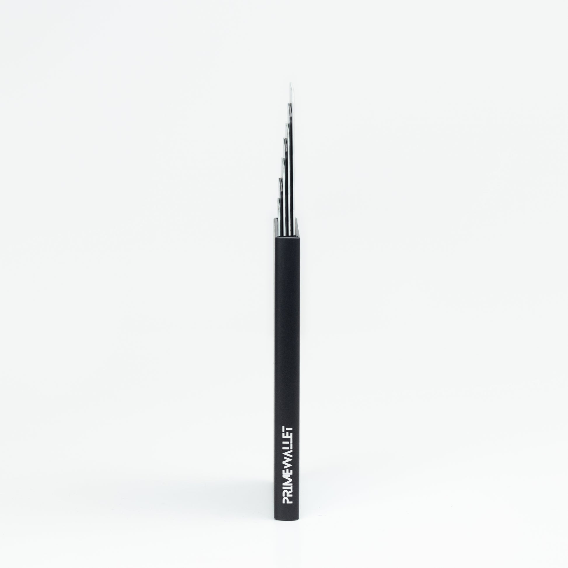 Kartenetui Push Schwarz - Stilvoller Kartenhalter perfekt für Minimalisten 