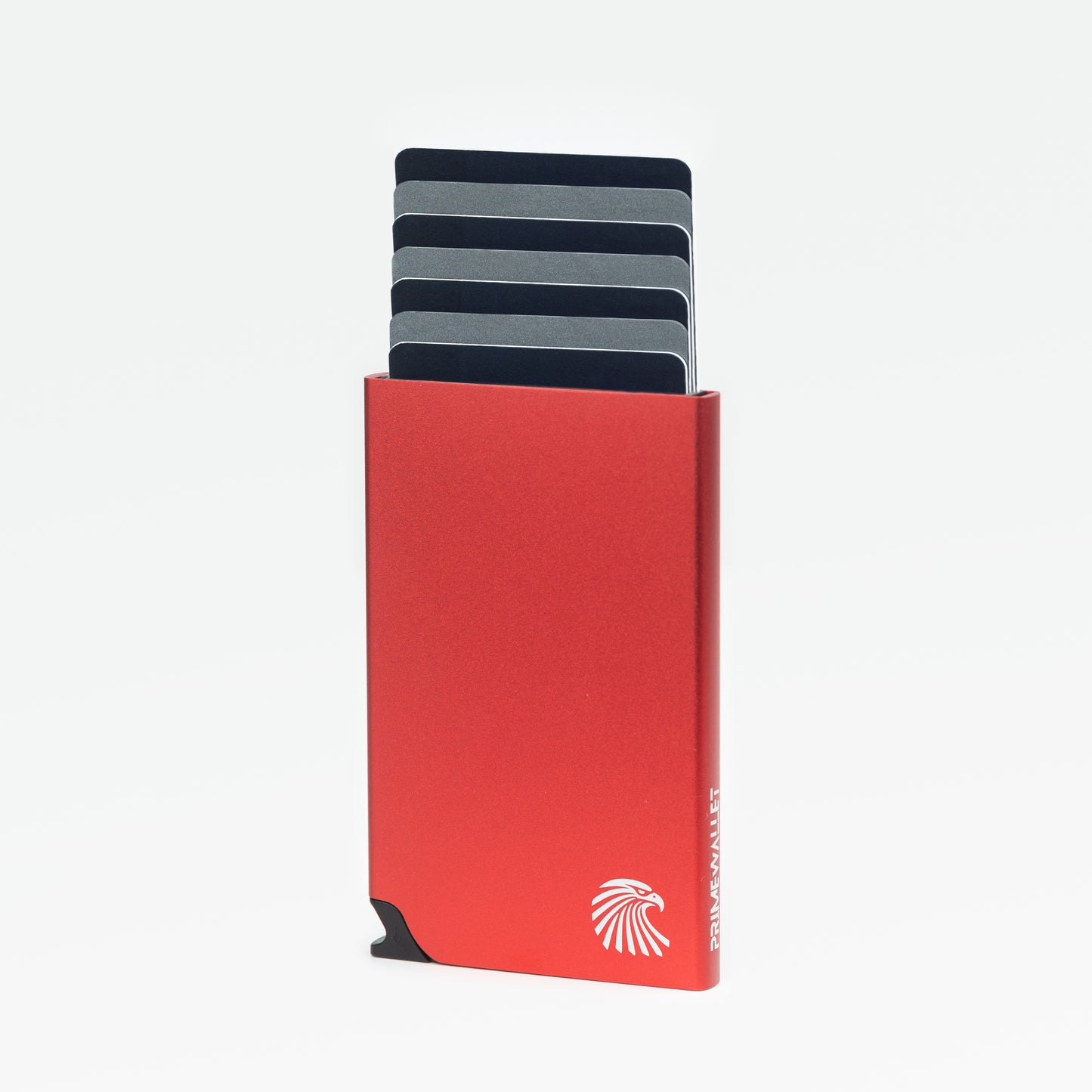 Kartenetui Push rot - Stilvolles Kartenetui mit RFID-Schutz