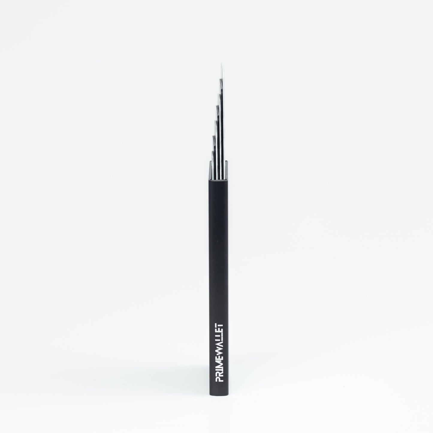 Kartenetui Schwarz - Kartenhalter in einem modernen und schmalen Design mit Platz für 7 Karten